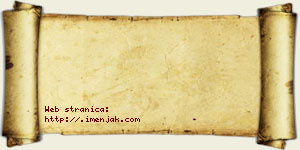 Andjelina Zafirović vizit kartica